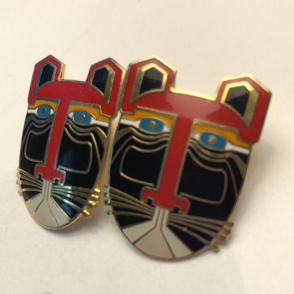 Tiger Laurel Burch Earrings - Picture 6 of 6